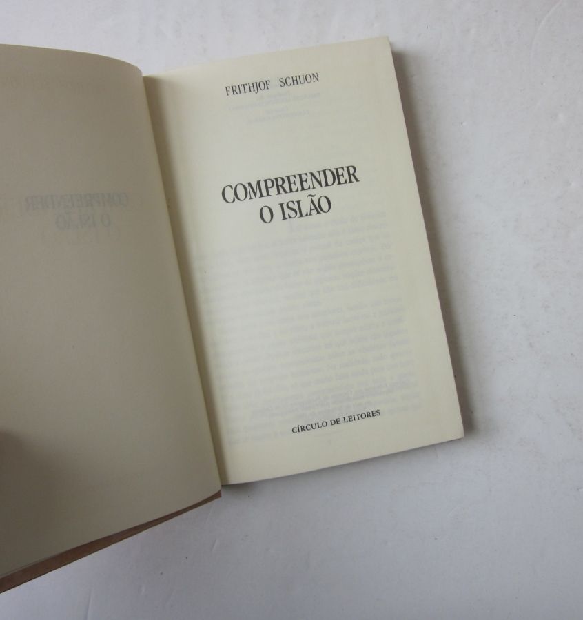 20564 a SCHUON (FRITHJOF) - COMPREENDER O ISLÃO