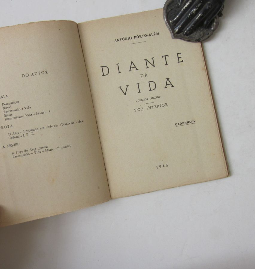 20870 b PORTO-ALÉM (ANTÓNIO) - DIANTE DA VIDA
