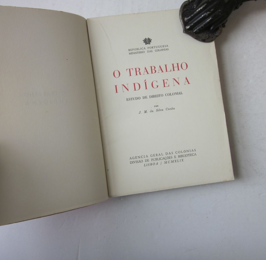 20568 b CUNHA (SILVA) - O TRABALHO INDÍGENA