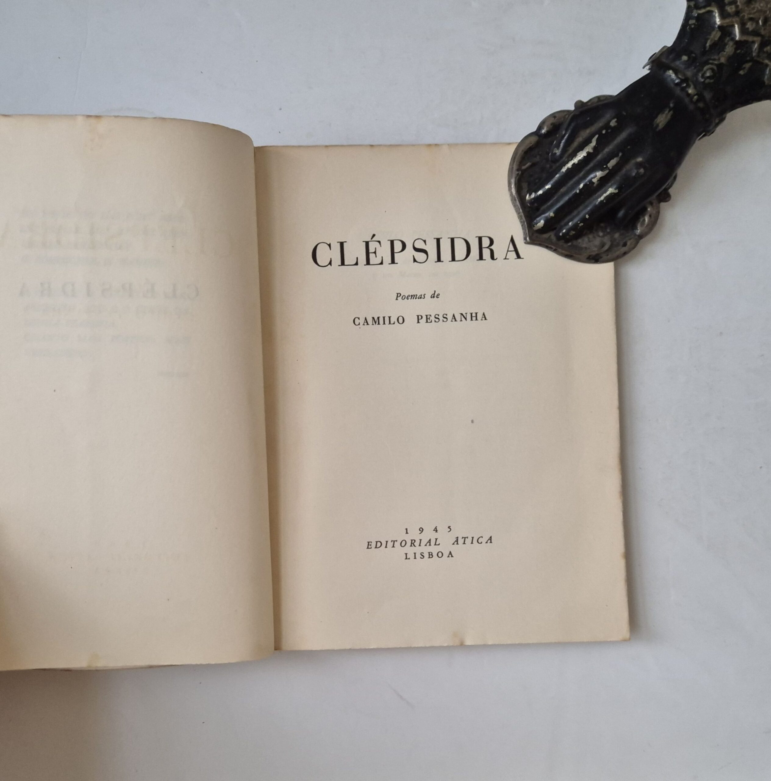 2159 c PESSANHA (CAMILO) - CLÉPSIDRA