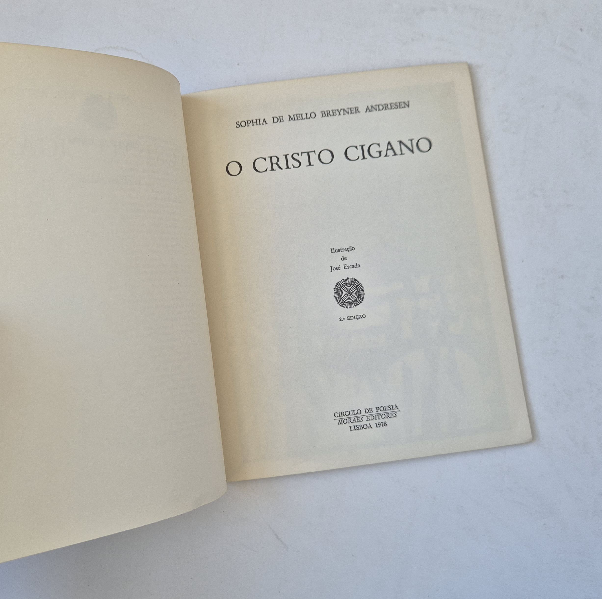 21543 c ANDRESEN (SOPHIA DE MELLO BREYNER) – O CRISTO CIGANO