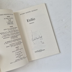 MACHADO (ÁLVARO MANUEL) - EXÍLIO